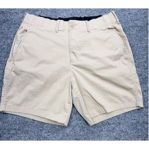 Abercrombie & Fitch Men 30 All Day Short Stretch Khaki Tan Chino Shorts 7 Inseam